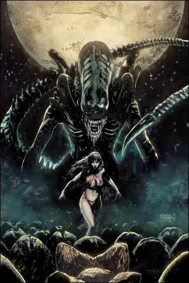 Vampirella/Aliens issue 1-D Gabriel Hardman Virgin Cover