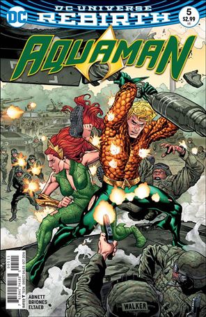 Aquaman (2016) issue 5 Brad Walker Cover