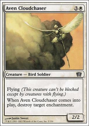 Magic the Gathering: 8th Edition (Base Set) card 5 Aven Cloudchaser