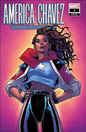 America Chavez: Made in the USA issue 1-D Elizabeth Torque 1:25 Cover