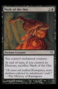 Magic the Gathering: Betrayers of Kamigawa (Base Set) card 73 Mark of the Oni