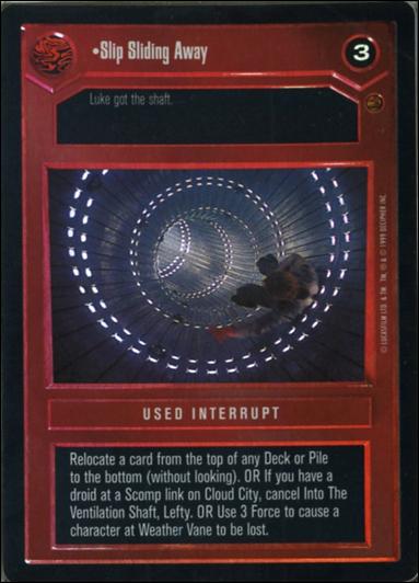 Star Wars: Reflections: A Collector's Bounty (Base Set) card 32 Slip Sliding Away