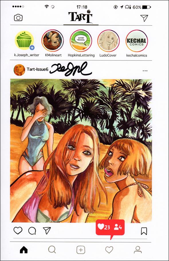Tart (2010) issue 6-B Ludovic Salle Cover