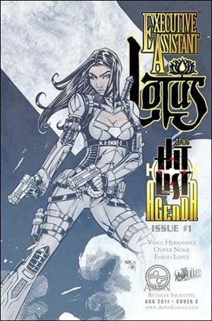 Executive Assistant: Lotus issue 1-C Oliver Nome 1:10 Sketch Cover