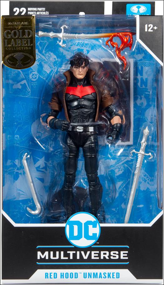 McFarlane DC Multiverse (Gold Label) issue NN 8 Red Hood (Unmasked)
