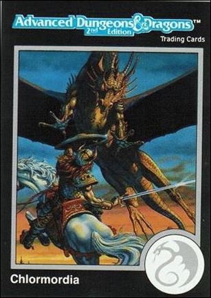 TSR 1991 Trading Cards Premier Edition Factory Set (Base Set) card 24 Advanced Dungeons & Dragons - Chlormordia