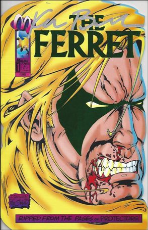 Ferret (1993) issue 1-B Die-Cut Green Foil Cover