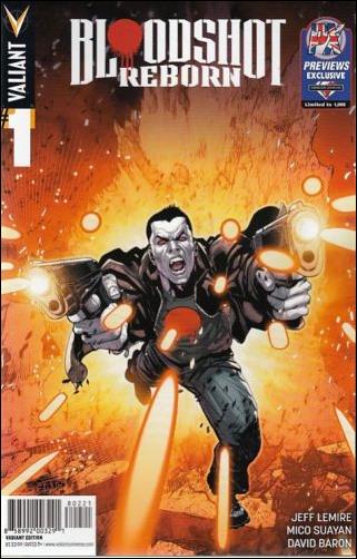 Bloodshot Reborn issue 1-KM Stephen Devine Previews UK Cover 1/1000
