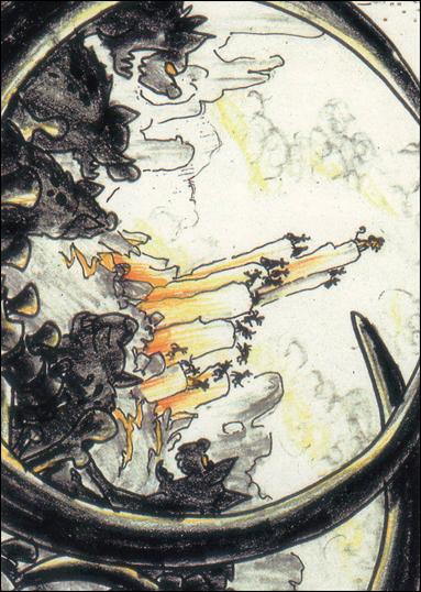 Lion King: Series II (Base Set) card 94 A Chorus of Hyenas