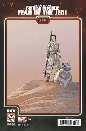 Star Wars: The High Republic – Fear of the Jedi issue 4-C Chris Sprouse The Force Awakens 10th Ann. Cover
