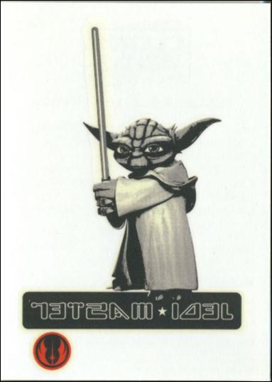 Star Wars: The Clone Wars Trading Card Stickers (Temporary Tattoos Subet) card 2