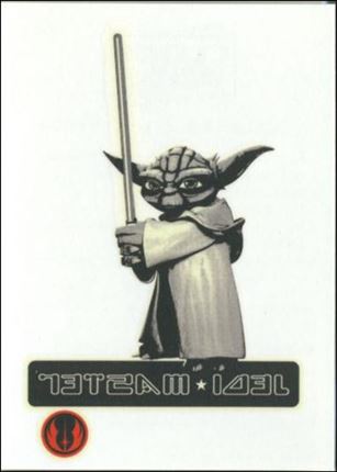Star Wars: The Clone Wars Trading Card Stickers (Temporary Tattoos Subet) card 2