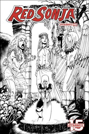 Red Sonja (2019) issue 2-J Mirko Colak 1:50 Black & White Cover