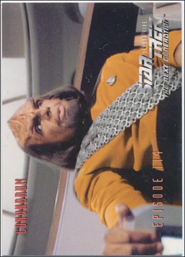 Star Trek: The Next Generation - The Episode Collection Season Five (Base Set) card 469 Conundrum, Episode 114A