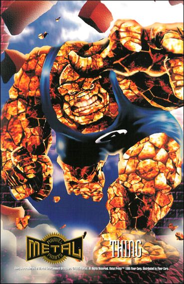 Marvel Metal (Metal Prints Subset) card 9 Thing