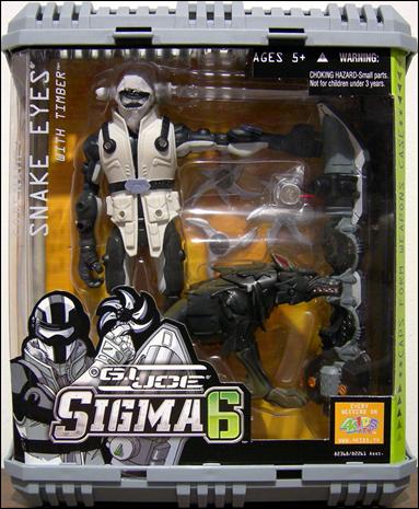 G.I. Joe: SIGMA 6 (Commando Assortment) figure 15 Arctic Snake Eyes (with Black Timber)