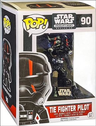 POP! Star Wars figure 90 TIE Fighter Pilot (Red Stripes) Smuggler's Bounty