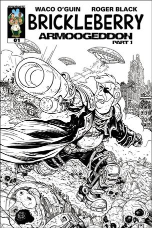 Brickleberry issue 1-B Black & White Cover 1:10