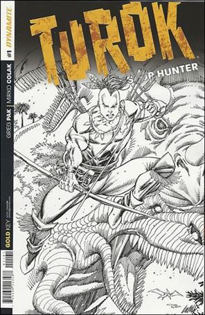 Turok: Dinosaur Hunter (2014) issue 1-H Rob Liefeld 1:xx Black & White Cover