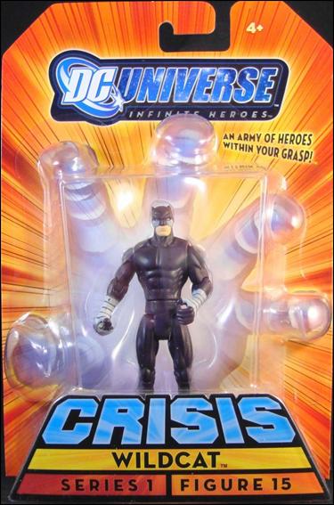 DC Universe: Infinite Heroes - Crisis (Series 1) figure 15-B Wildcat (Black Costume)