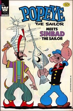 Popeye (1948) issue 166-B White Logo