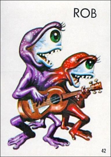 Ugly Stickers (1965) (Base Set) card 42-D Rob