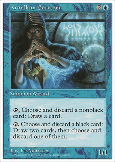 Magic the Gathering: 5th Edition (Base Set) card 96 Krovikan Sorcerer