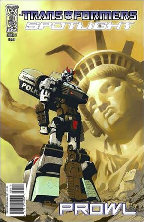 Transformers Spotlight issue nn25-B Prowl - E.J. Su Cover