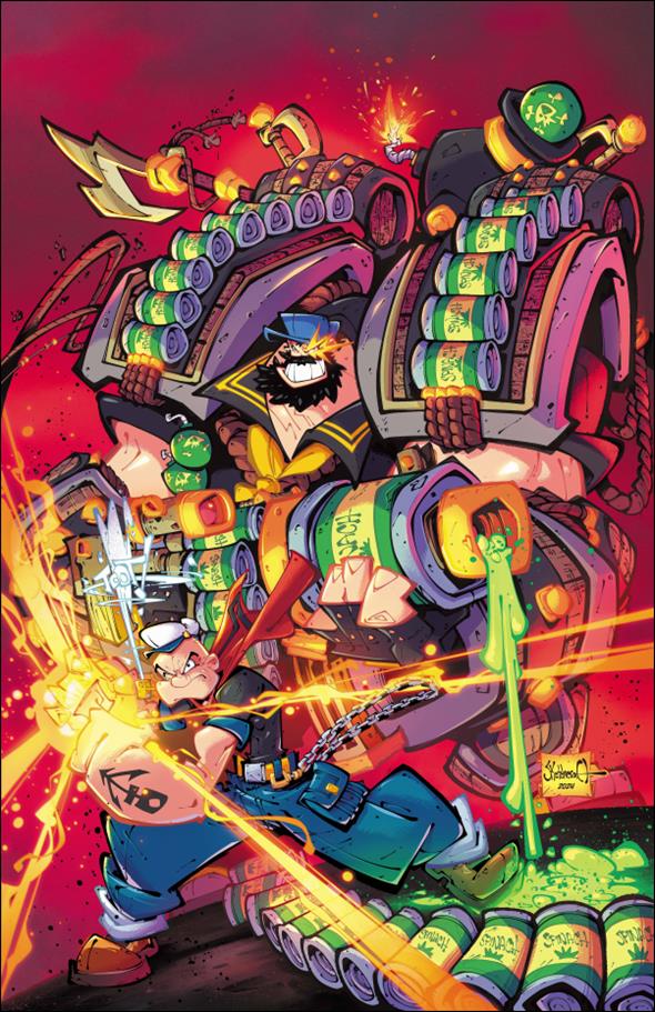 Eye Lie Popeye issue 2-D Rob Duenas Virgin Cover