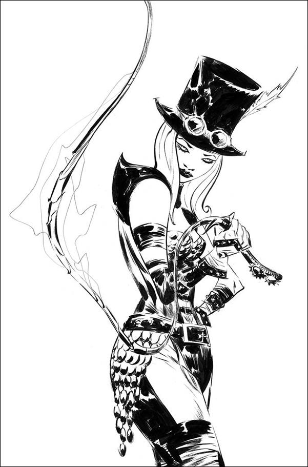 Sonjaversal issue 7-O Jae Lee 1:50 Black & White Virgin Cover