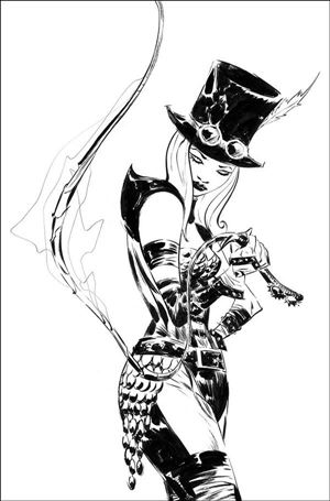 Sonjaversal issue 7-O Jae Lee 1:50 Black & White Virgin Cover