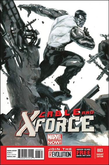 Cable and X-Force issue 3-B Gabriele Dell'Otto 1:50 Cover