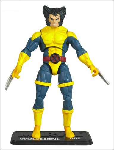 Marvel Universe (Series 2) figure 002-B Wolverine (Jim Lee Costume) - Loose