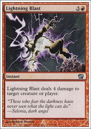 Magic the Gathering: 8th Edition (Base Set) card 200 Lightning Blast