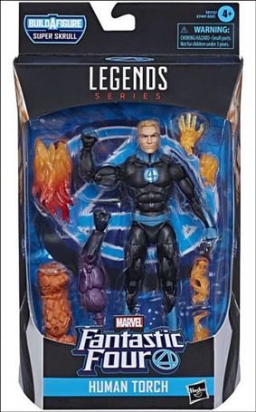 Marvel Legends Series: Fantastic Four (Super Skrull Series) figure 4 Human Torch