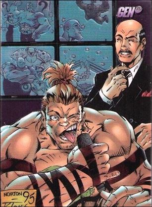 Gen13: Series 1 (Base Set) card 43 Grunge, Pro Wrestler