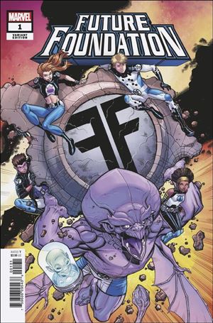 Future Foundation issue 1-D Nick Bradshaw 1:50 Cover