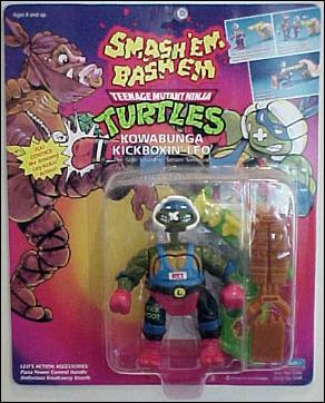 Teenage Mutant Ninja Turtles: Smash 'em Bash 'em figure 2 Kowabunga Kickboxin' Leo