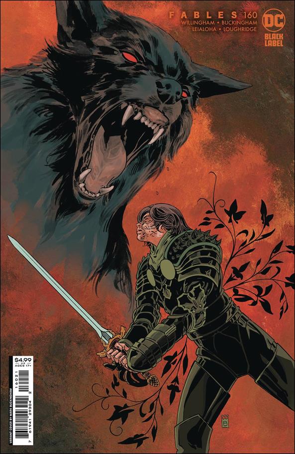 Fables issue 160-B Mark Buckingham Cardstock Cover