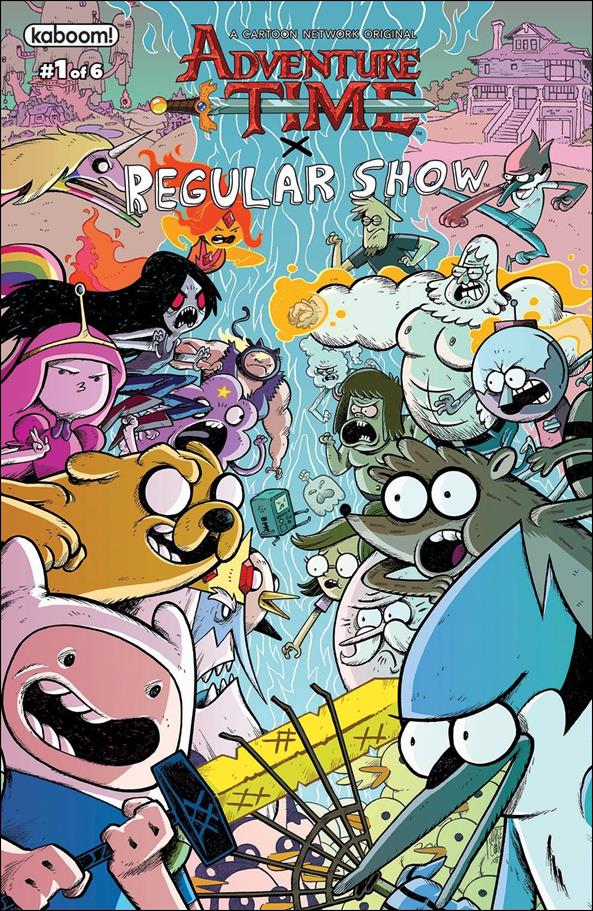 Adventure Time/Regular Show issue 1-B Jorge Corona Cover