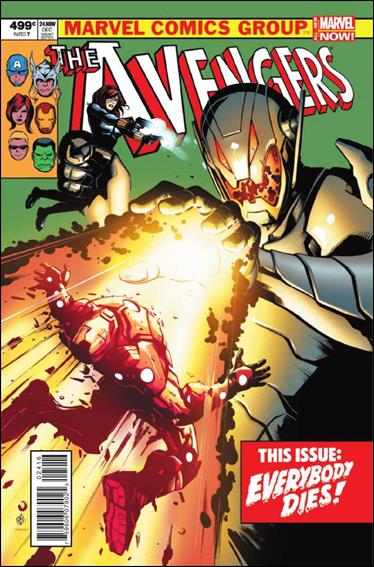Avengers (2013) issue 24.NOW-K Lee Garbett "Avengers Covers X-Men" Cover