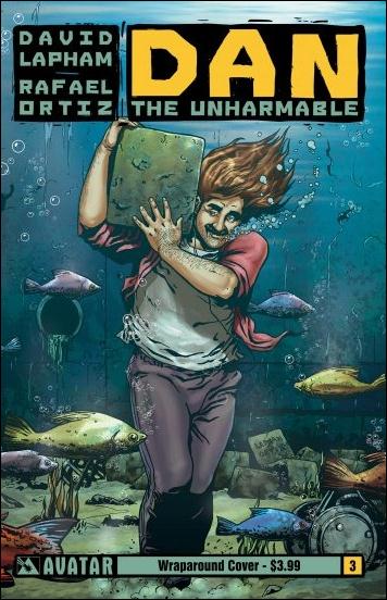 Dan the Unharmable issue 3-B Wraparound Cover