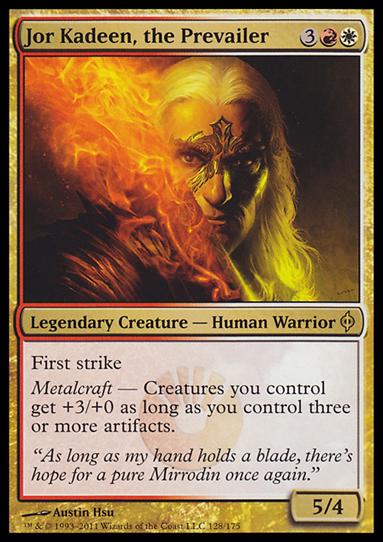 Magic the Gathering: New Phyrexia card 128 Jor Kadeen, the Prevailer