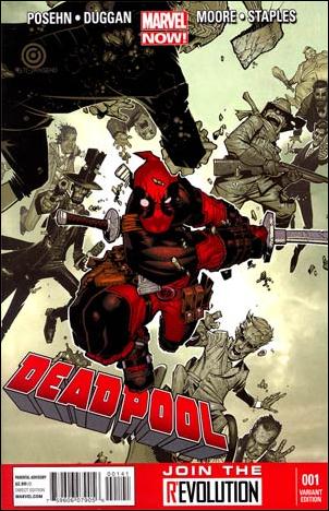 Deadpool (2013) issue 1-B Chris Bachalo 1:50 Cover