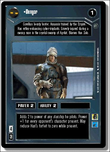 Star Wars: Dagobah Limited (Base Set) card 2 Dengar