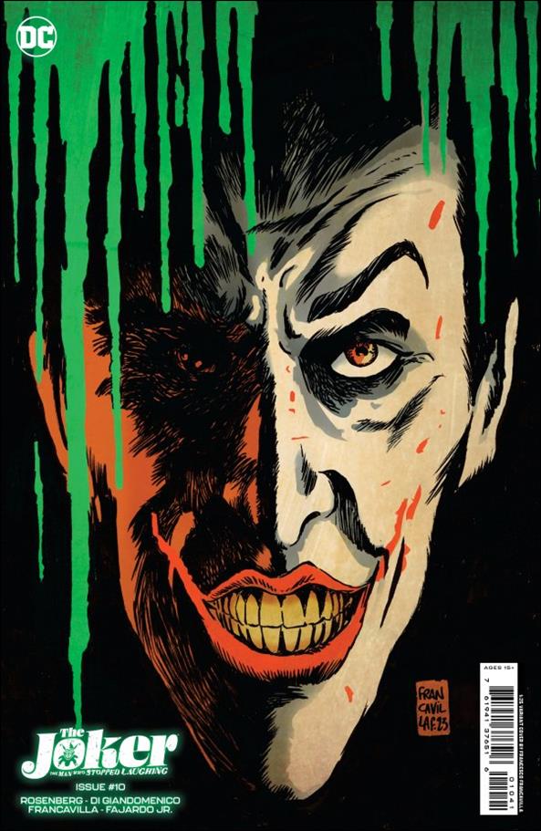 Joker: The Man Who Stopped Laughing issue 10-D Francesco Francavilla 1:25 Cover