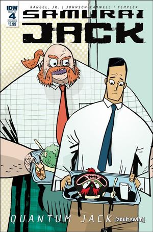 Samurai Jack: Quantum Jack issue 4-B Warwick J. Cadwell Cover