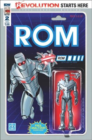 ROM (2016) issue 2-D Adam Riches Action Figure Subscription Cover