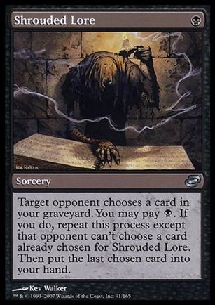Magic the Gathering: Planar Chaos (Base Set) card 91 Shrouded Lore
