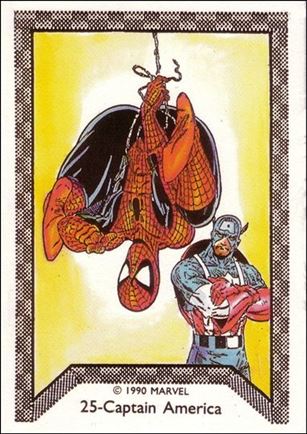 Spider-Man Team-Up (Base Set)   card 25 Captain America